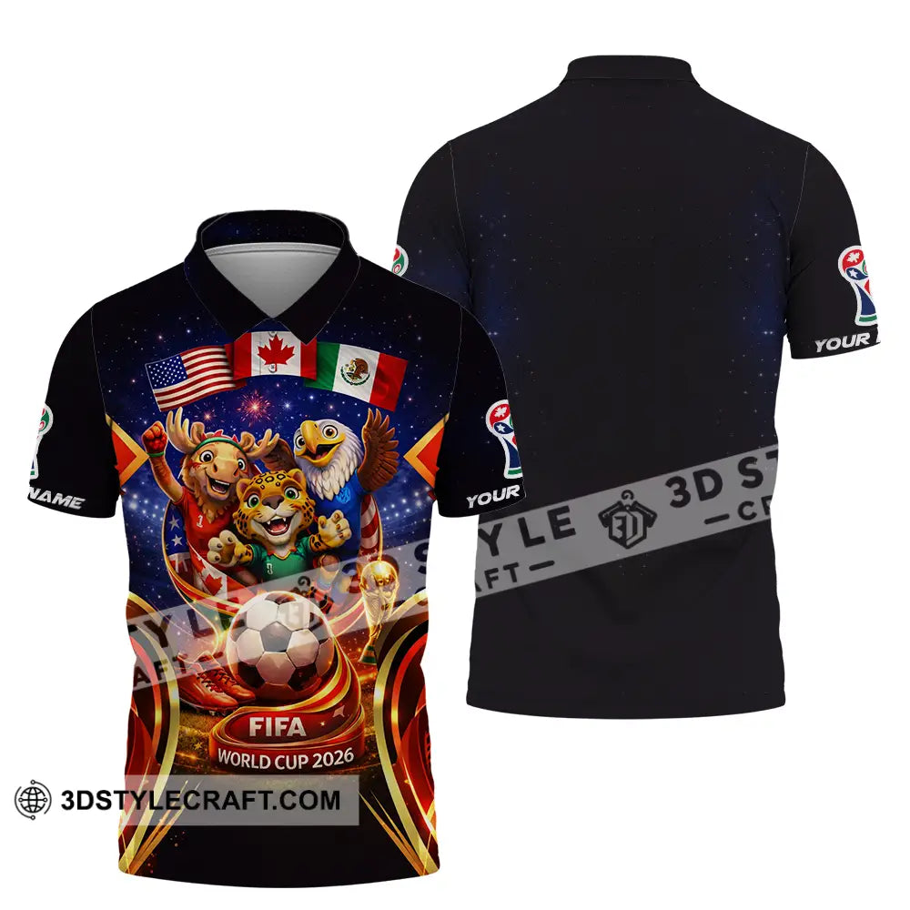 Unisex Shirt - Custom World Cup 2026 3D Shirt Polo Shirt / S T-shirt