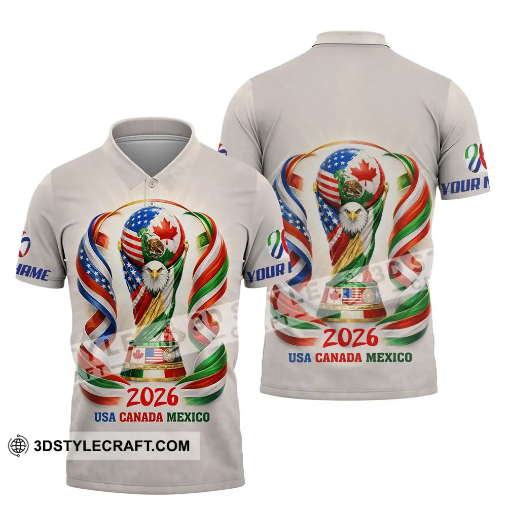 Unisex Shirt - Custom World Cup 2026 3D Shirt Polo Shirt / S T-shirt