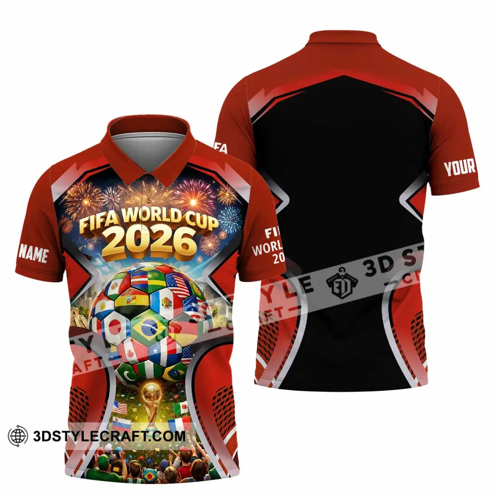 Unisex Shirt - Custom World Cup 2026 3D Shirt Polo Shirt / S T-shirt