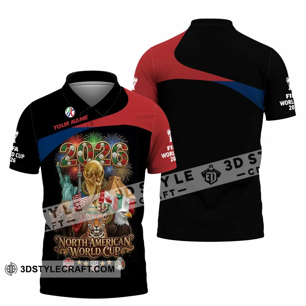 Unisex Shirt - Custom World Cup 2026 3D Shirt - Polo Shirt / S - T-shirt