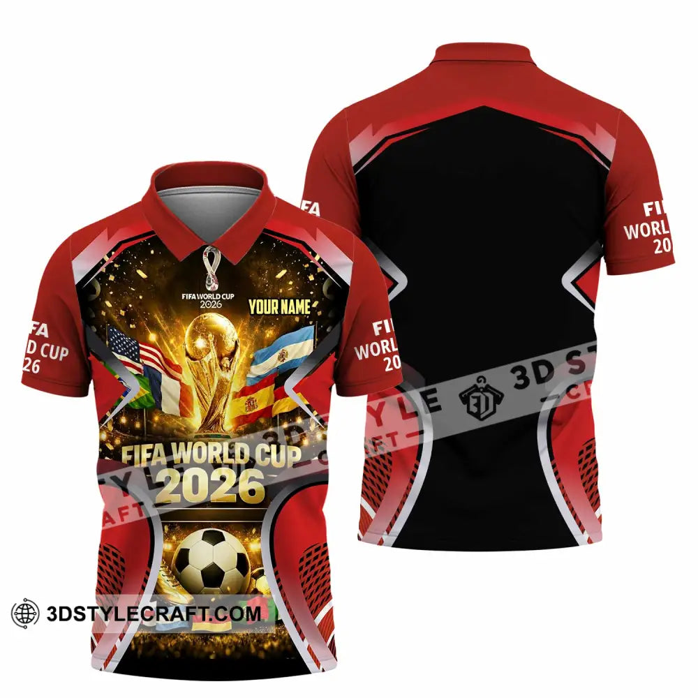 Unisex Shirt - Custom World Cup 2026 3D Shirt Polo Shirt / S T-shirt