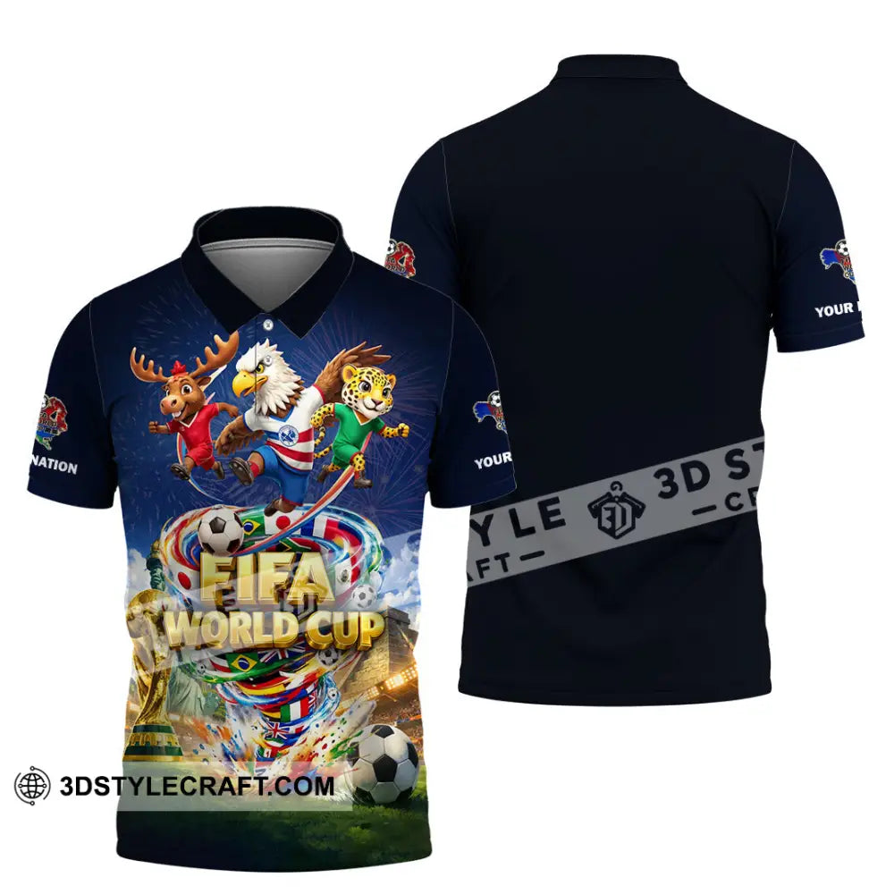 Unisex Shirt - Custom World Cup 2026 3D Shirt Polo Shirt / S T-shirt