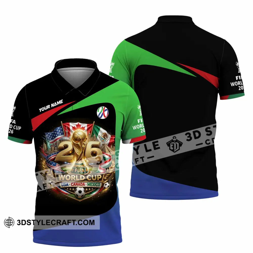 Unisex Shirt - Custom World Cup 2026 3D Shirt Polo Shirt / S T-shirt