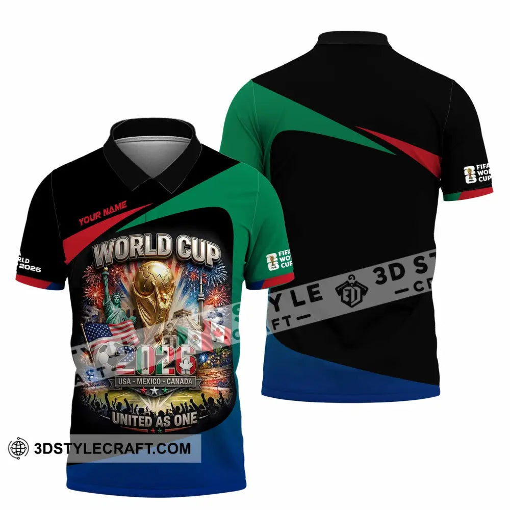Unisex Shirt - Custom World Cup 2026 3D Shirt Polo Shirt / S T-shirt