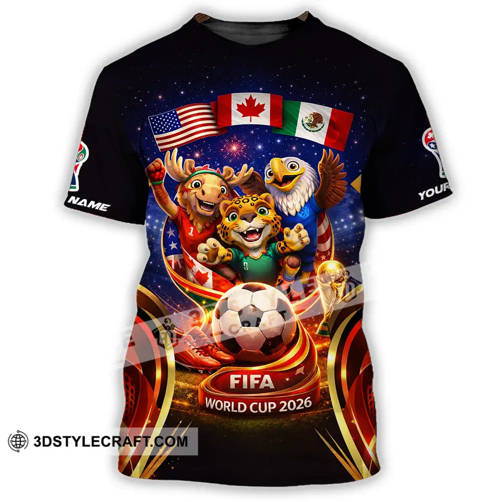 Unisex Shirt - Custom World Cup 2026 3D Shirt T-Shirt / S T-shirt