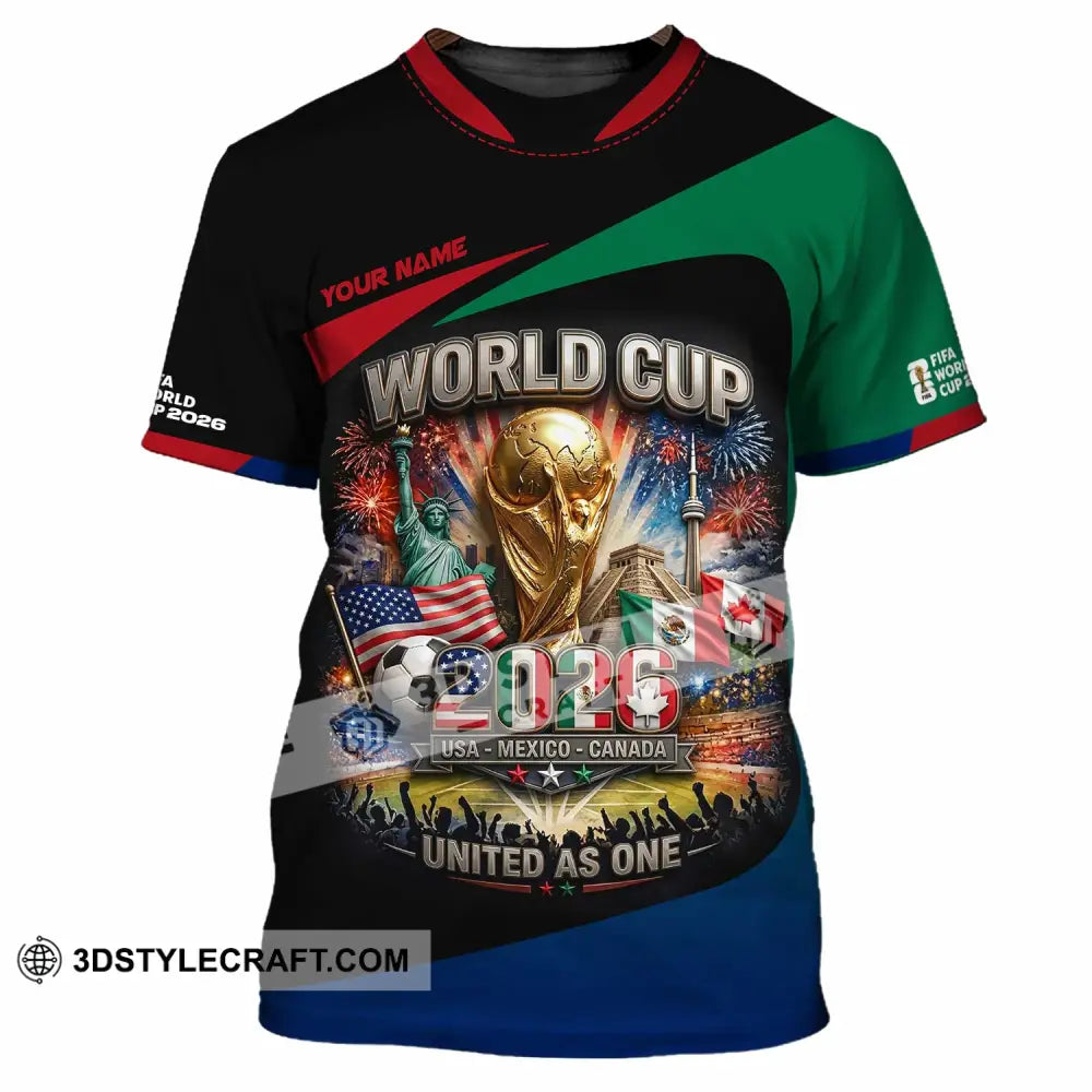Unisex Shirt - Custom World Cup 2026 3D Shirt T-Shirt / S T-shirt