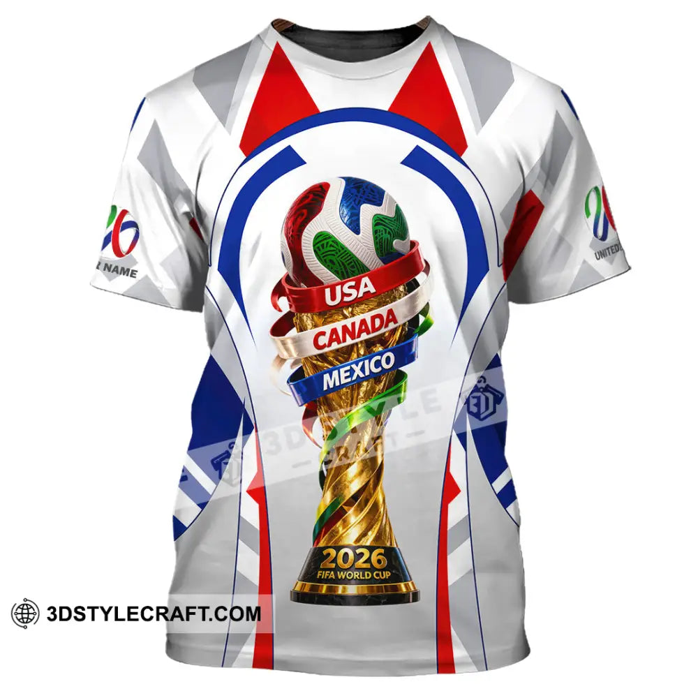 Unisex Shirt - Custom World Cup 2026 3D Shirt T-Shirt / S T-shirt
