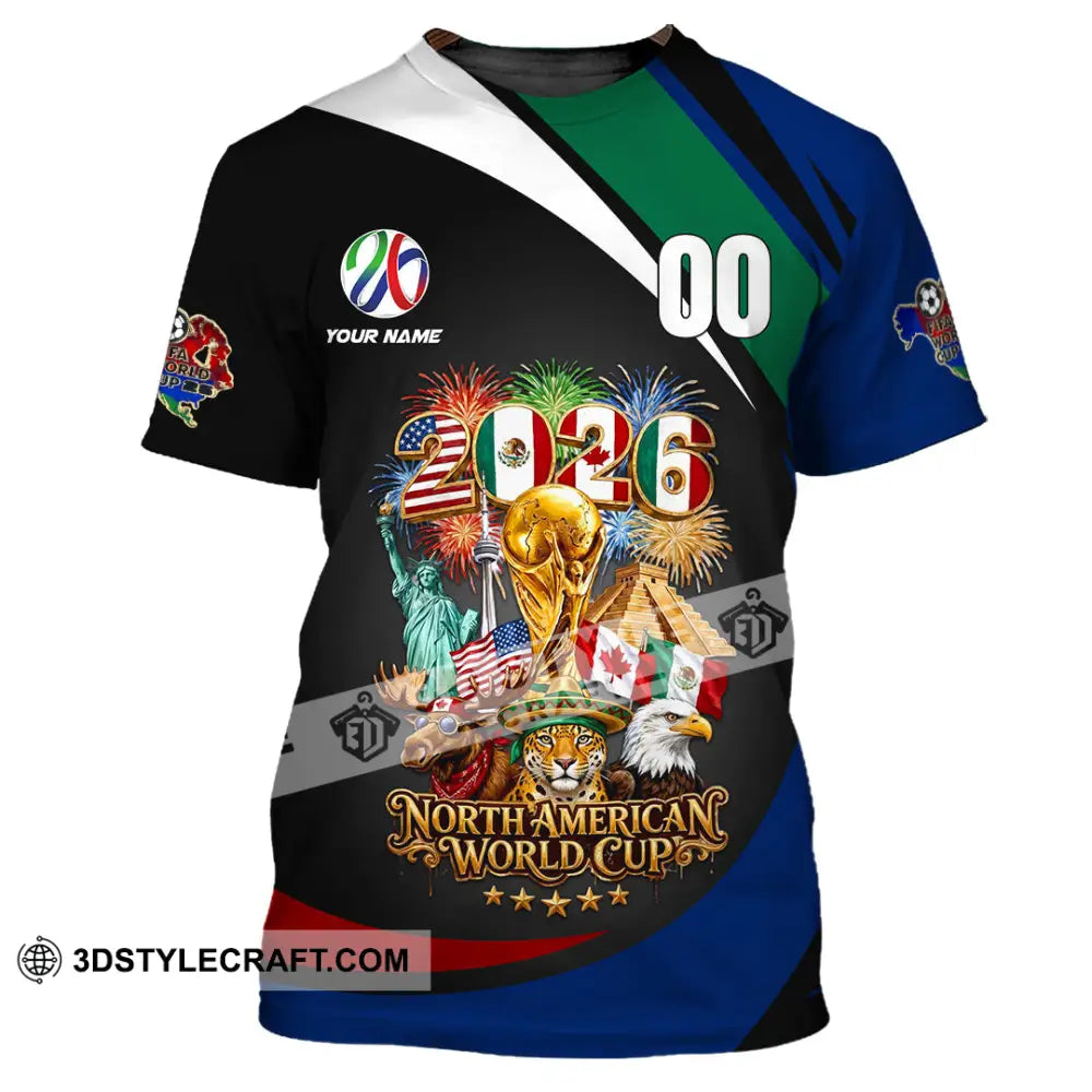 Unisex Shirt - Custom World Cup 2026 3D Shirt - T-Shirt / S - T-shirt