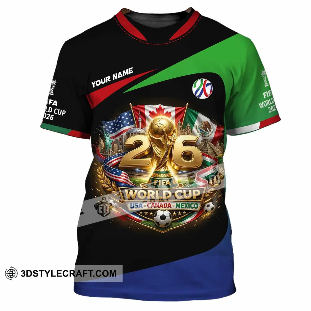 Unisex Shirt - Custom World Cup 2026 3D Shirt T-Shirt / S T-shirt