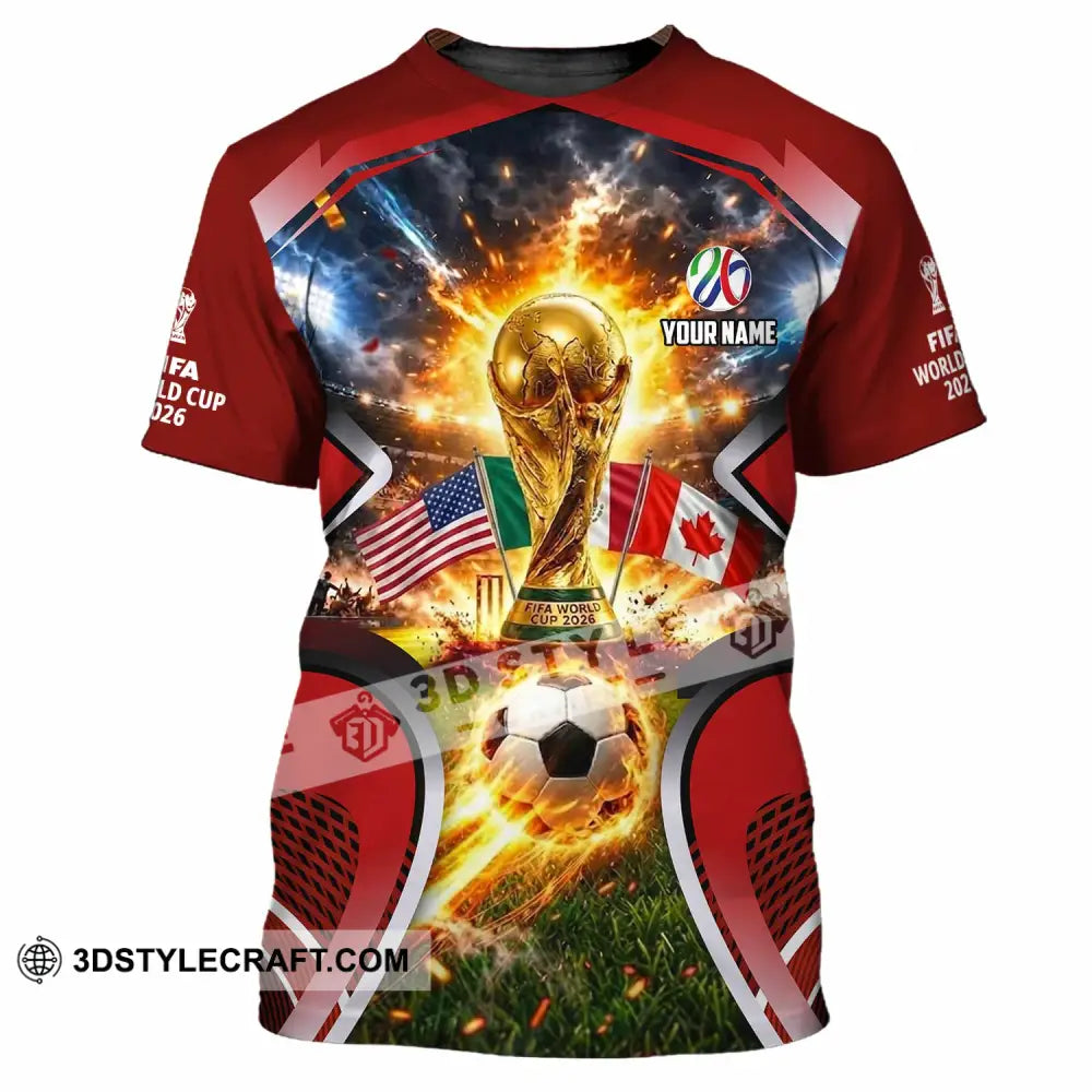 Unisex Shirt - Custom World Cup 2026 3D Shirt - T-Shirt / S - T-shirt