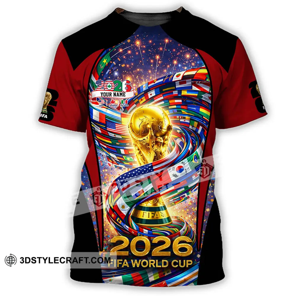 Unisex Shirt - Custom World Cup 2026 3D Shirt T-Shirt / S T-shirt