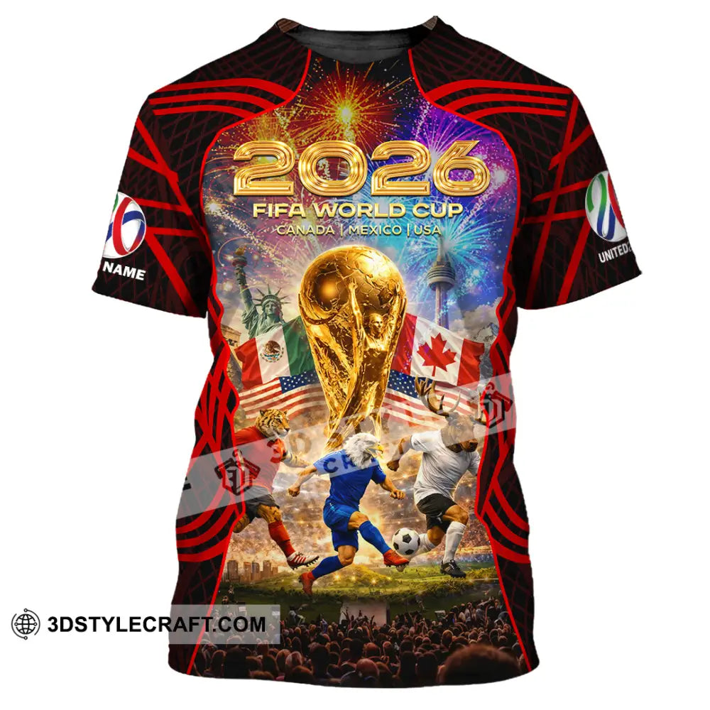 Unisex Shirt - Custom World Cup 2026 3D Shirt T-Shirt / S T-shirt