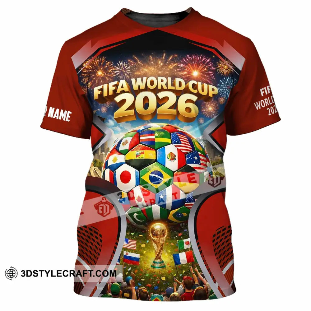 Unisex Shirt - Custom World Cup 2026 3D Shirt T-Shirt / S T-shirt