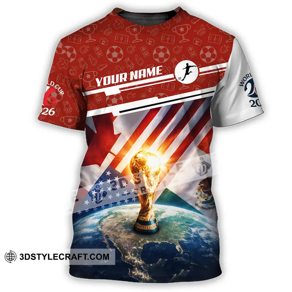 Unisex Shirt - Custom World Cup 2026 3D Shirt T-Shirt / S T-shirt