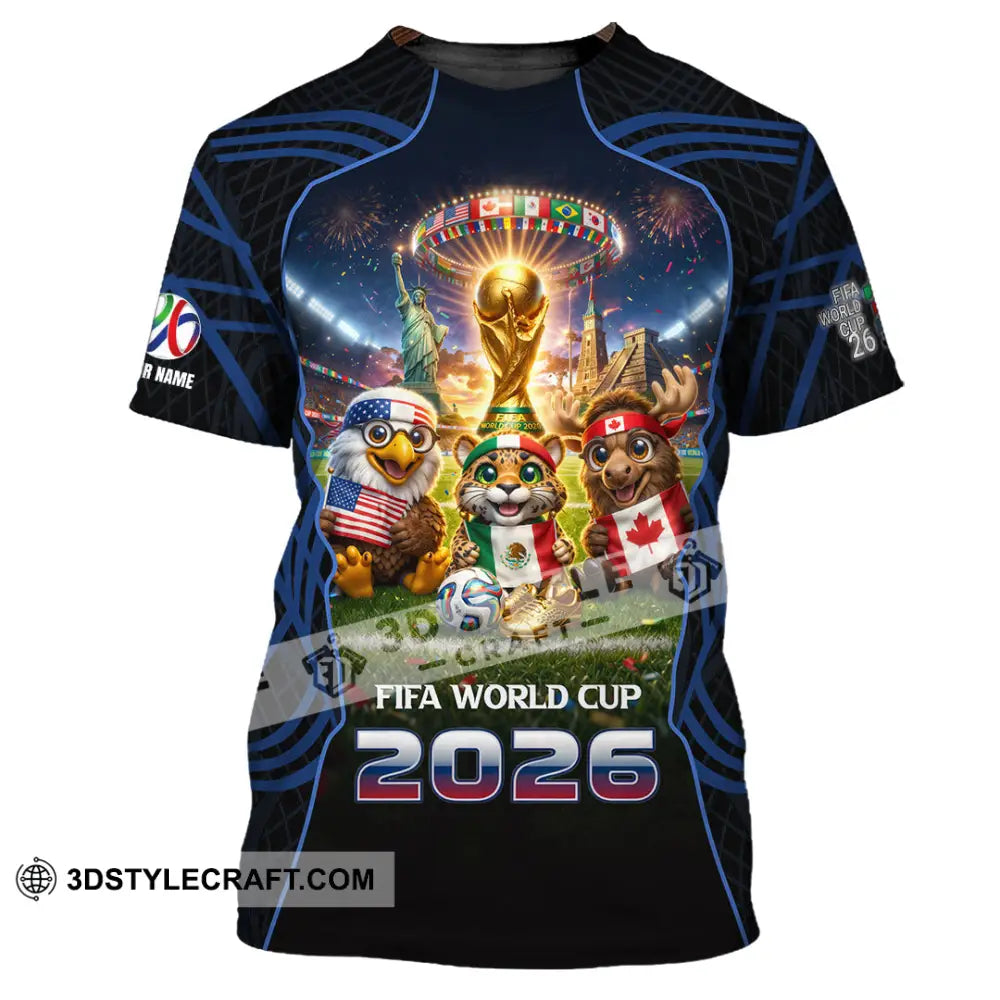 Unisex Shirt - Custom World Cup 2026 3D Shirt T-Shirt / S T-shirt