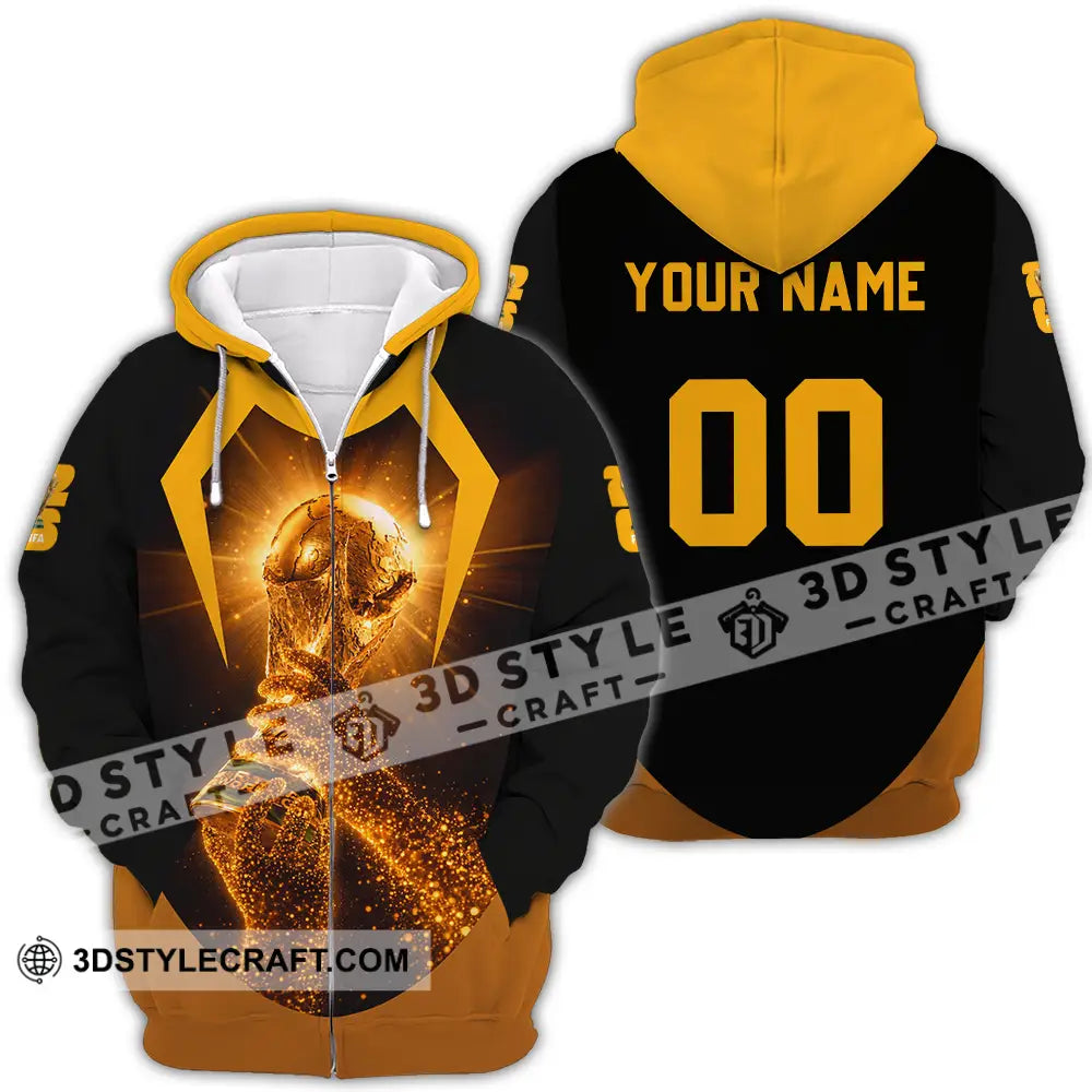 Unisex Shirt - Custom World Cup 2026 3D Shirt Zipper Hoodie / S T-shirt