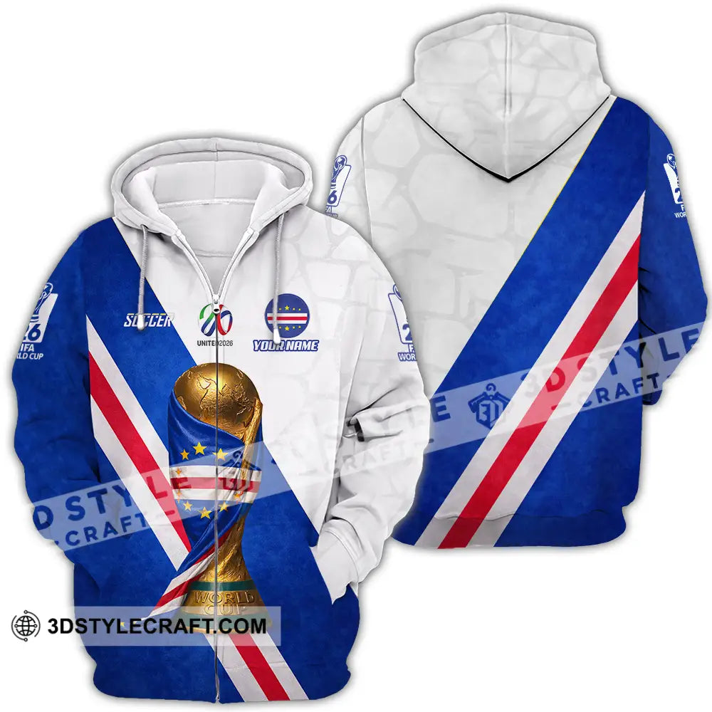 Unisex Shirt - Custom World Cup 2026 3D Shirt Zipper Hoodie / S T-shirt