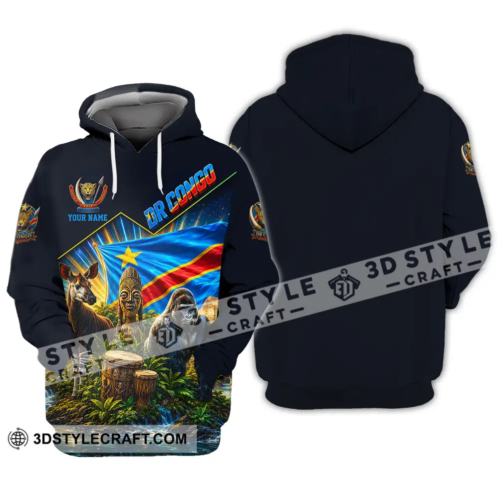 Unisex Shirt - Custom World Cup 2026 Dr Congo Shirt - Hoodie / S - T-shirt