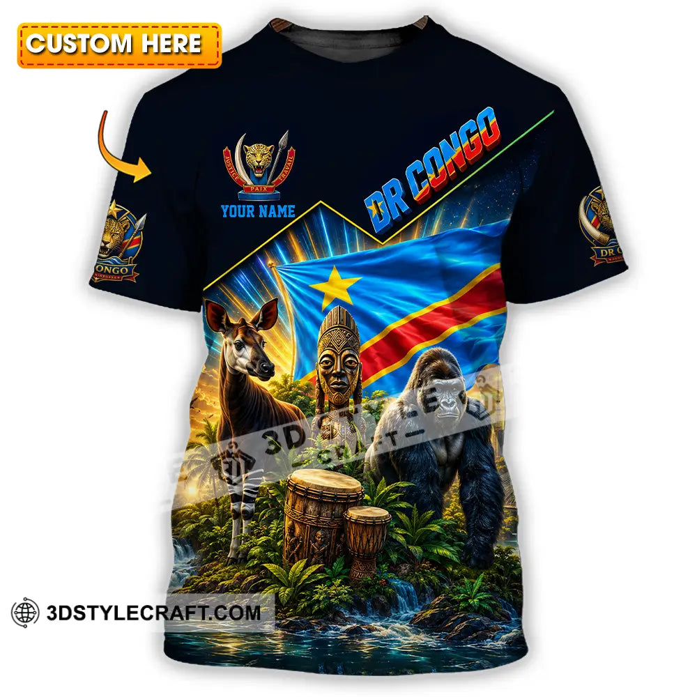 Unisex Shirt - Custom World Cup 2026 Dr Congo Shirt - T-shirt