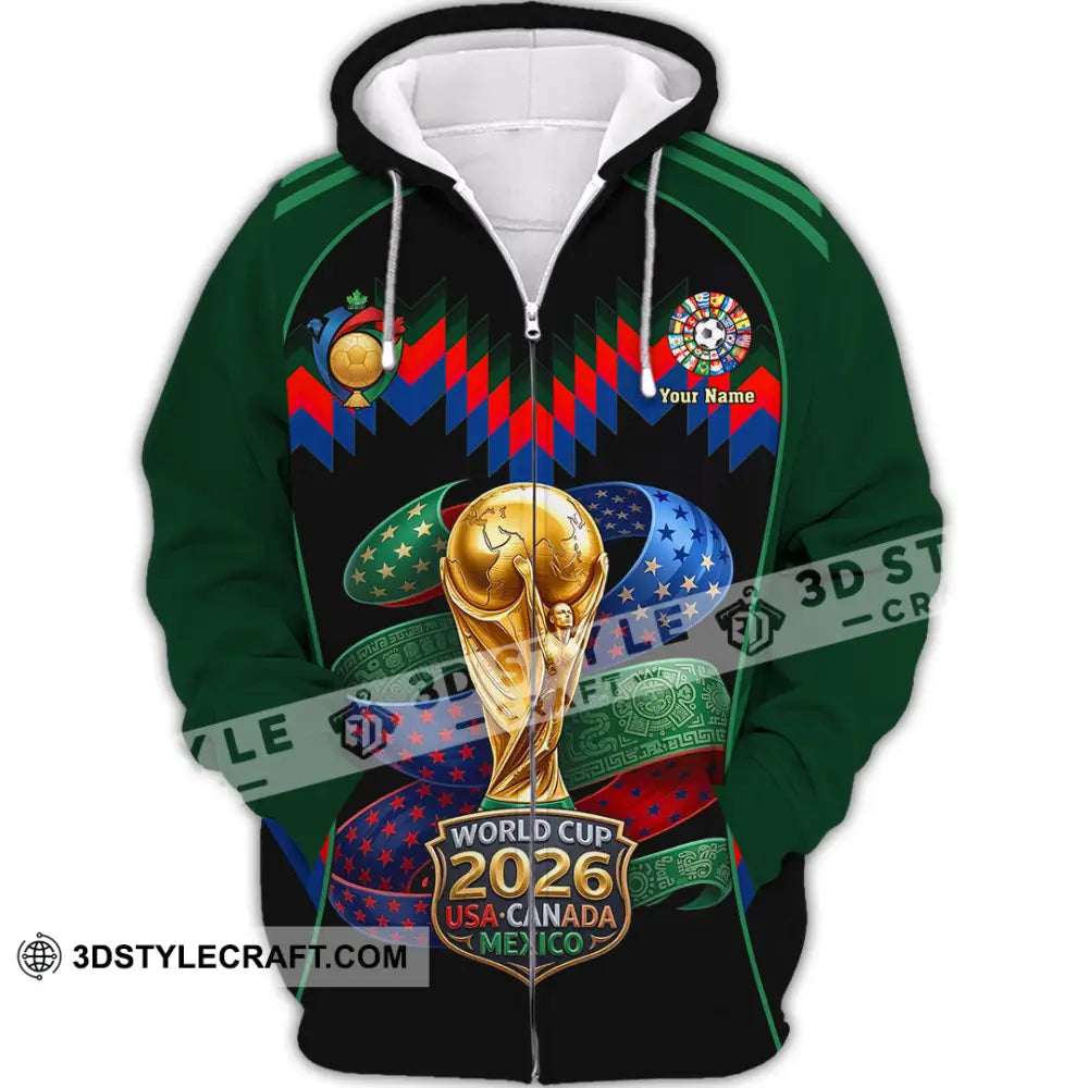 Unisex Shirt - Custom World Cup 2026 Shirt - Zipper Hoodie / S - T-shirt