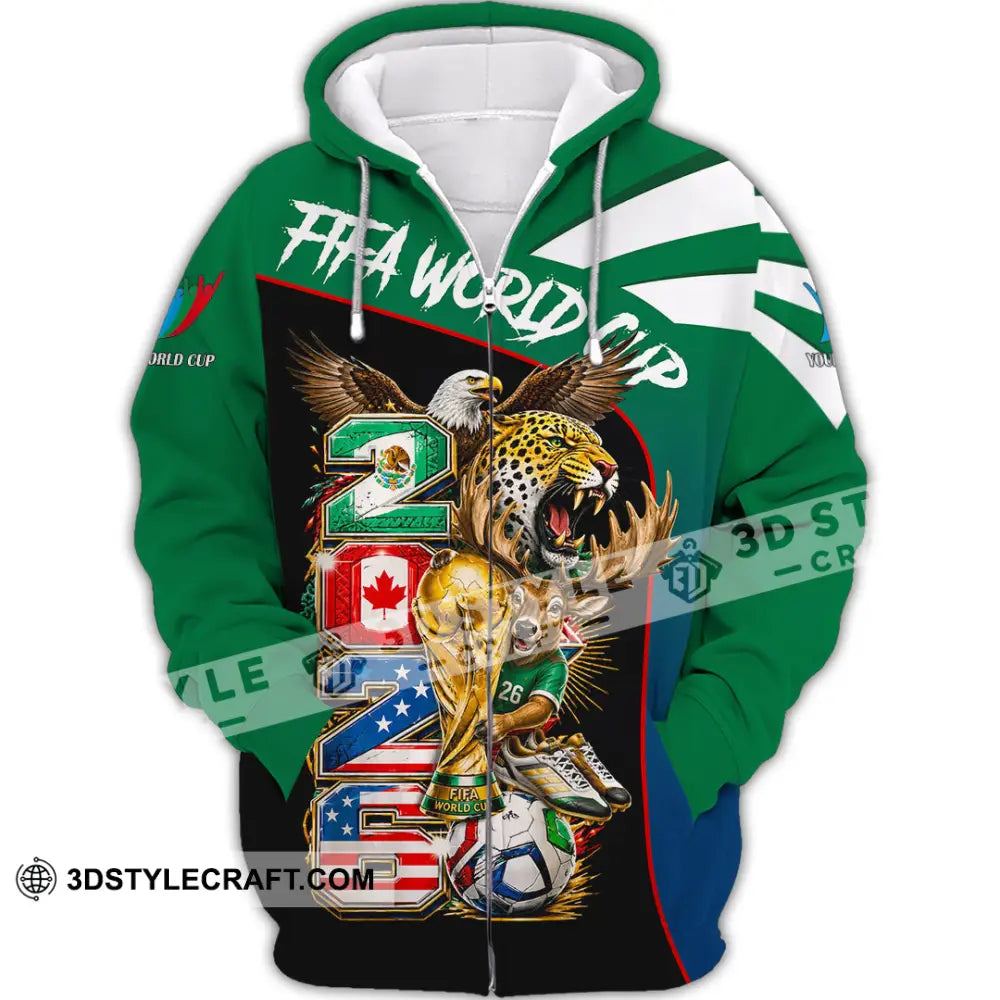 Unisex Shirt - Custom World Cup 2026 Shirt - Zipper Hoodie / S - T-shirt