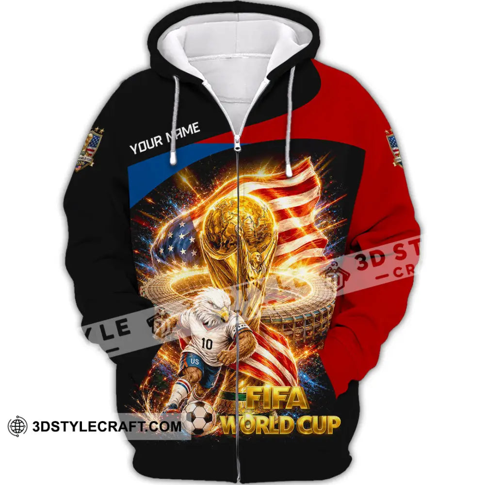 Unisex Shirt - Custom World Cup 2026 Shirt - Zipper Hoodie / S - T-shirt