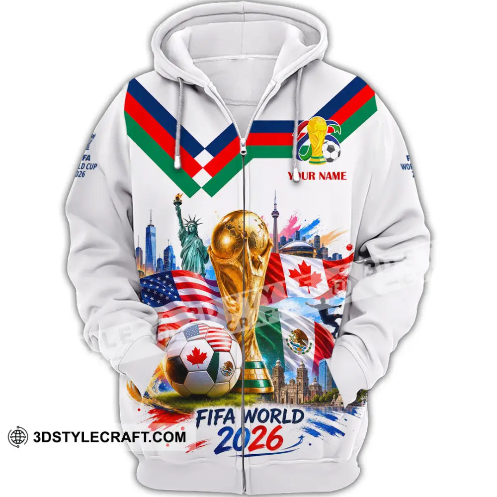 Unisex Shirt - Custom World Cup 2026 Shirt - Zipper Hoodie / S - T-shirt