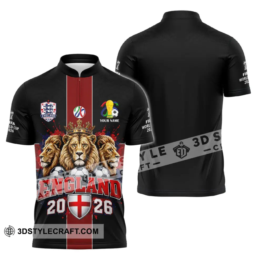 Unisex Shirt - Custom World Cup 2026 Shirt - Zipper Polo Shirt / S - T-shirt