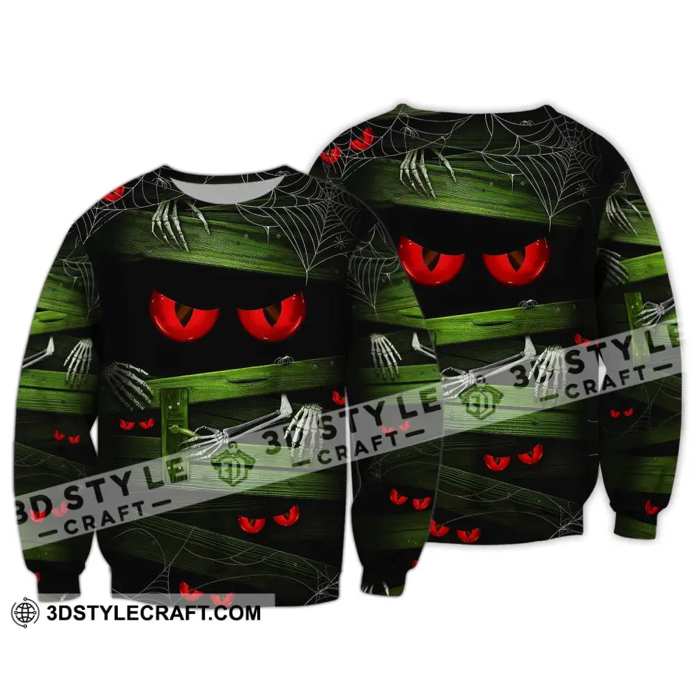 Unisex Shirt Halloween Monster Hoodie For Long Sleeve / S T-Shirt