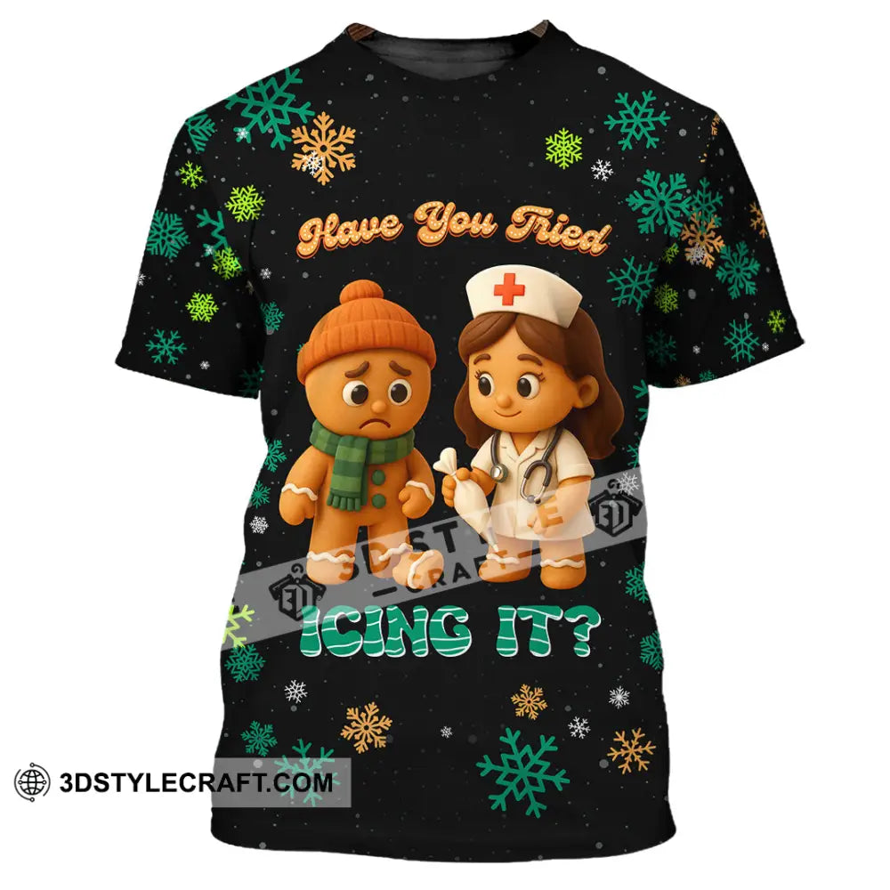 Unisex Shirt - Have You Tried Icing It Christmas Shirt T-Shirt / S T-shirt