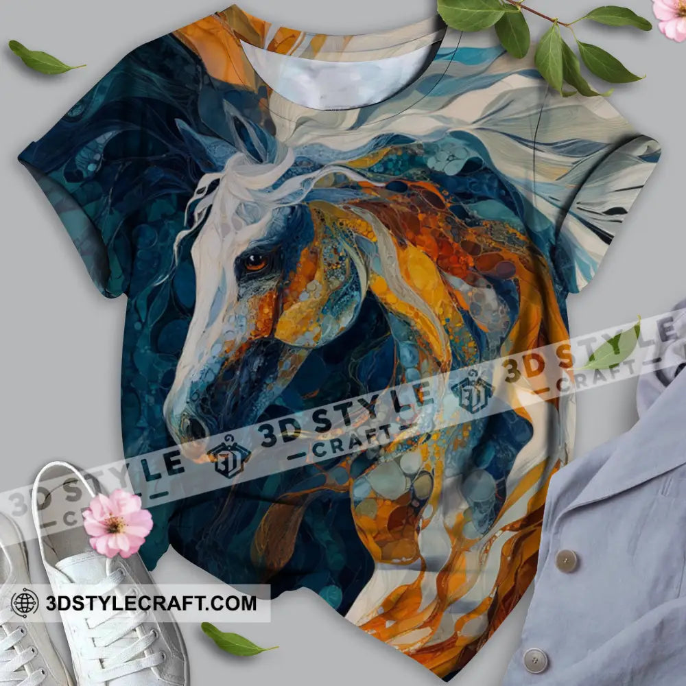 Unisex Shirt - Horse Funny Graphic Shirt T-shirt