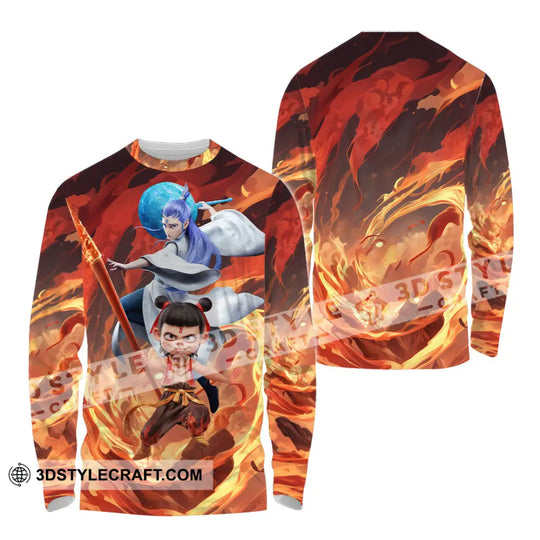 Unisex Shirt - Nezha And Ao Bing Shirt style option 4