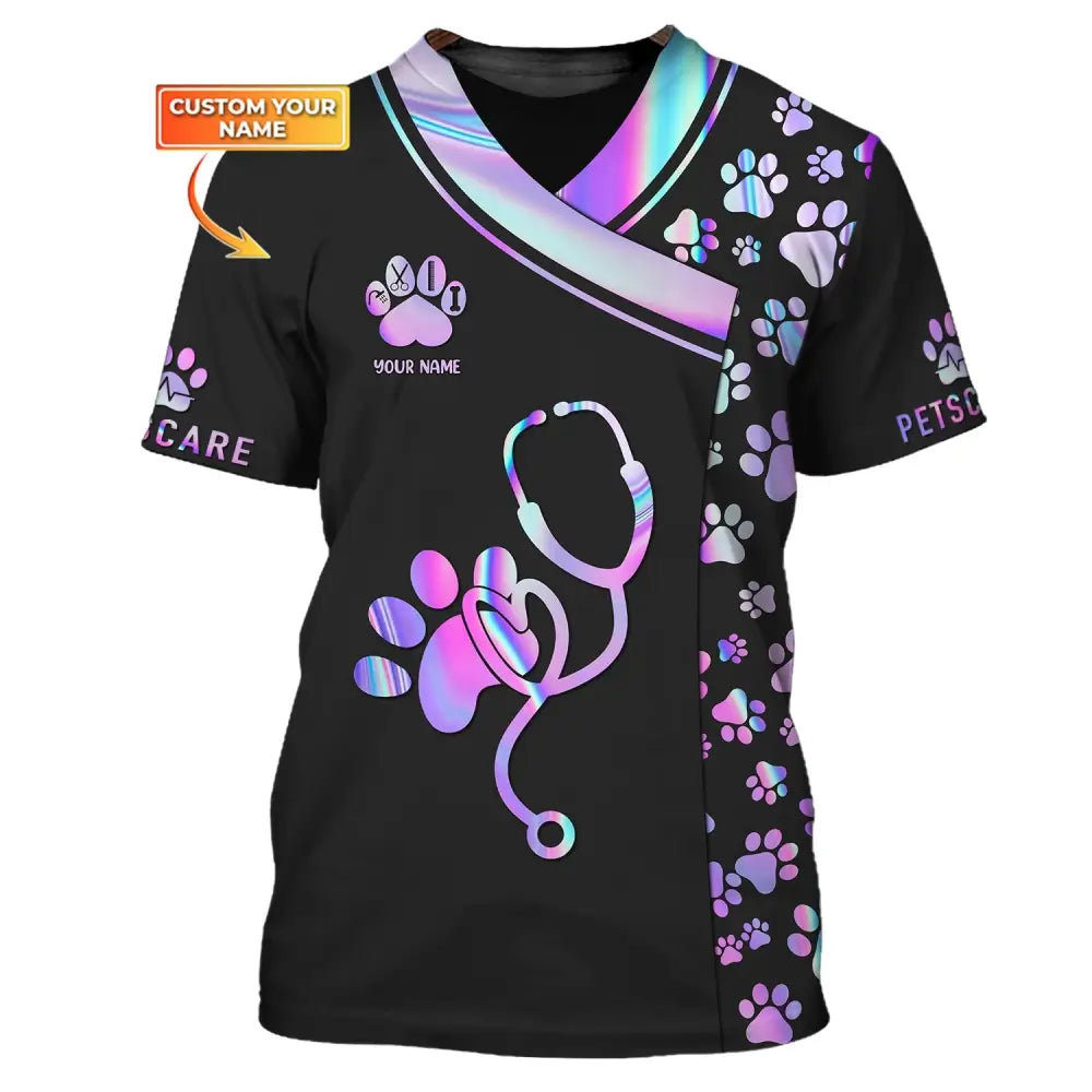 Unisex Shirt Pet Grooming Care Hoodie Sportwear T-Shirt / S