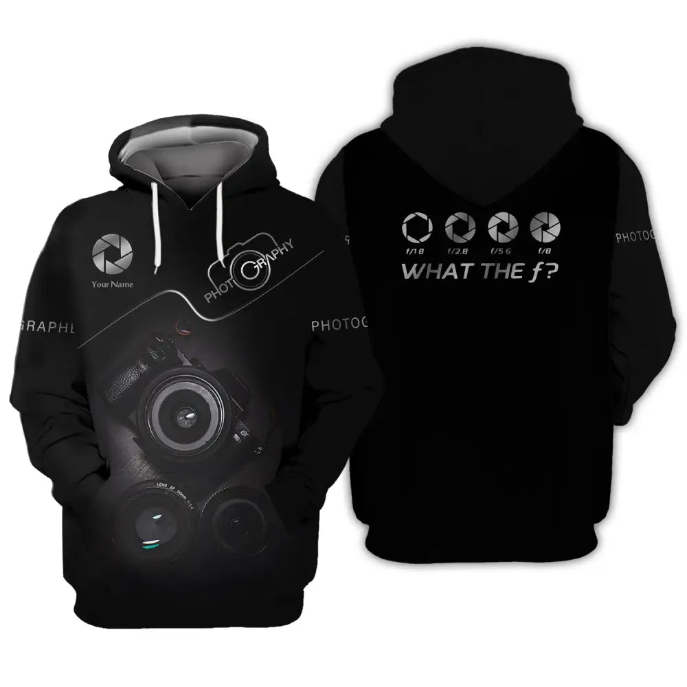 Unisex Shirt Photographer Custom Name - T-Shirt For Photographers Hoodie / S T-Shirt