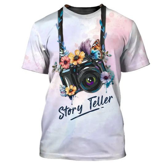 Unisex Shirt, Photographer Shirt, Story Teller, T-shirt For Photographers style option 2