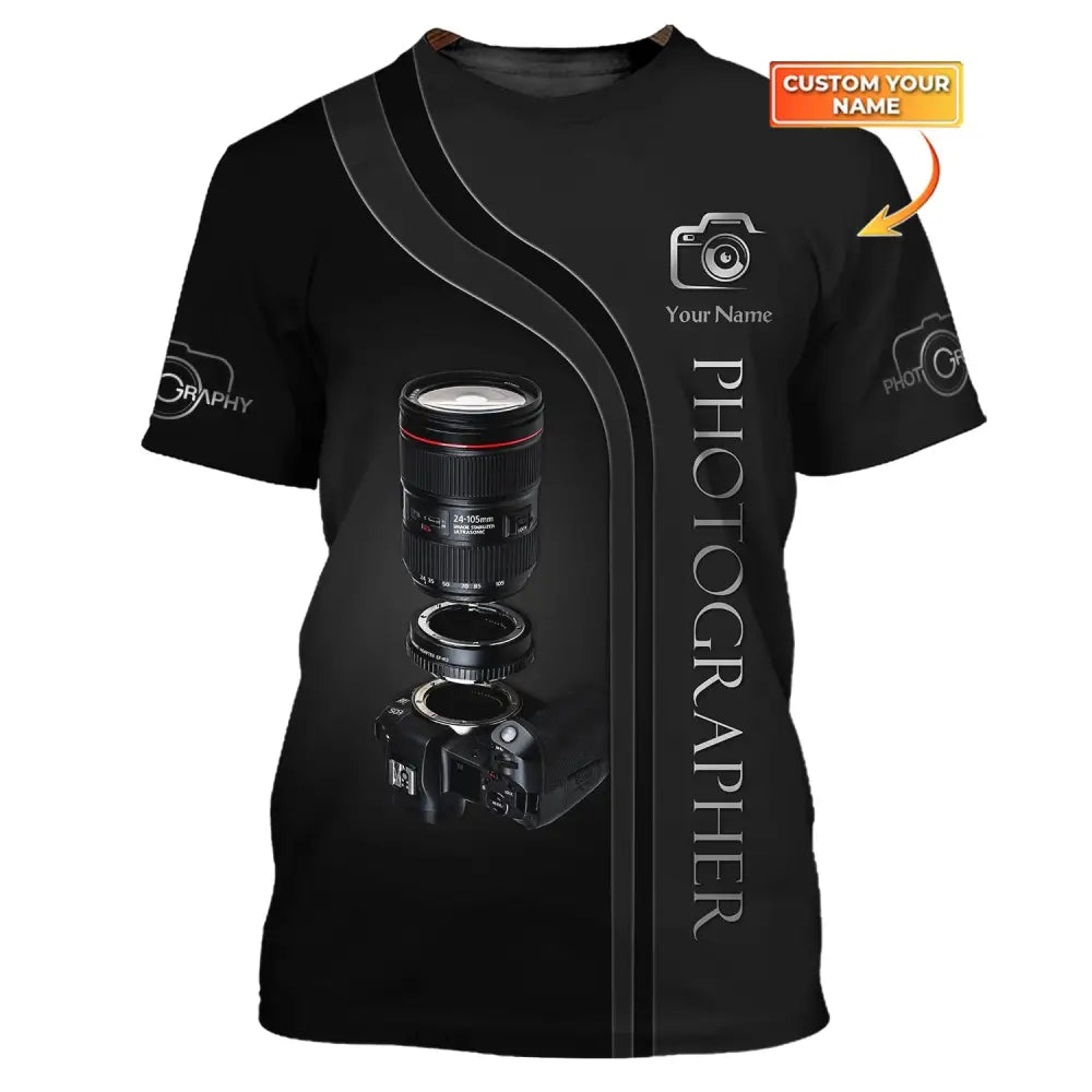 Unisex Shirt Photographer T-Shirt For Photographers T-Shirt / S