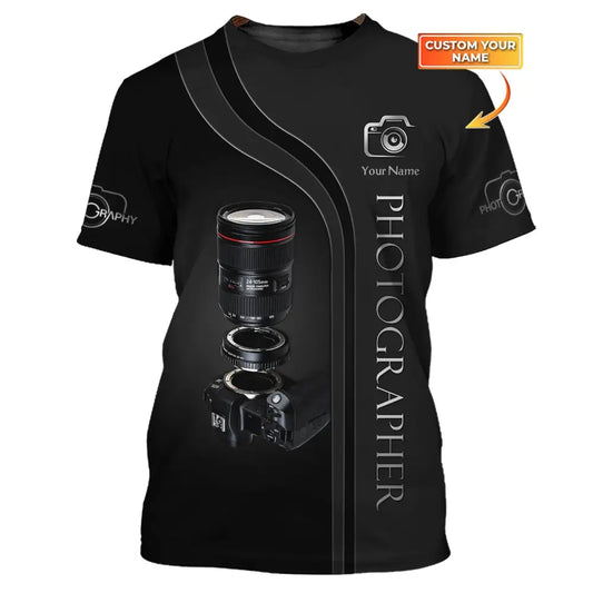 Unisex Shirt Photographer T-Shirt For Photographers T-Shirt / S