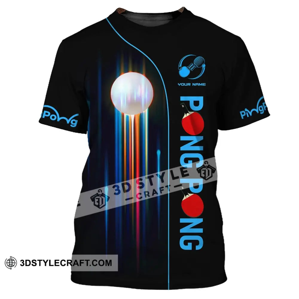 Unisex Shirt Ping Pong Table Tennis Club T-Shirt Clothing / S