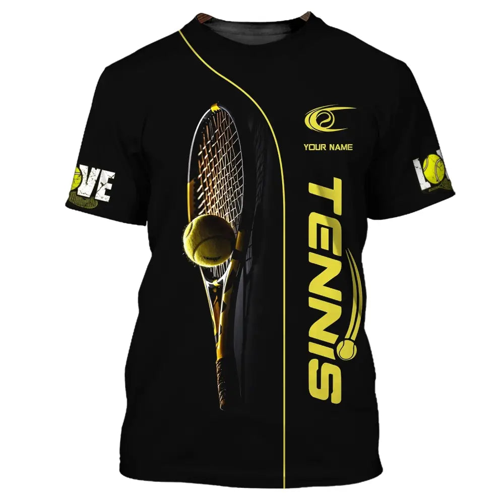 Unisex Shirt Tennis Love T-Shirt Lover Gift Player Apparel / S