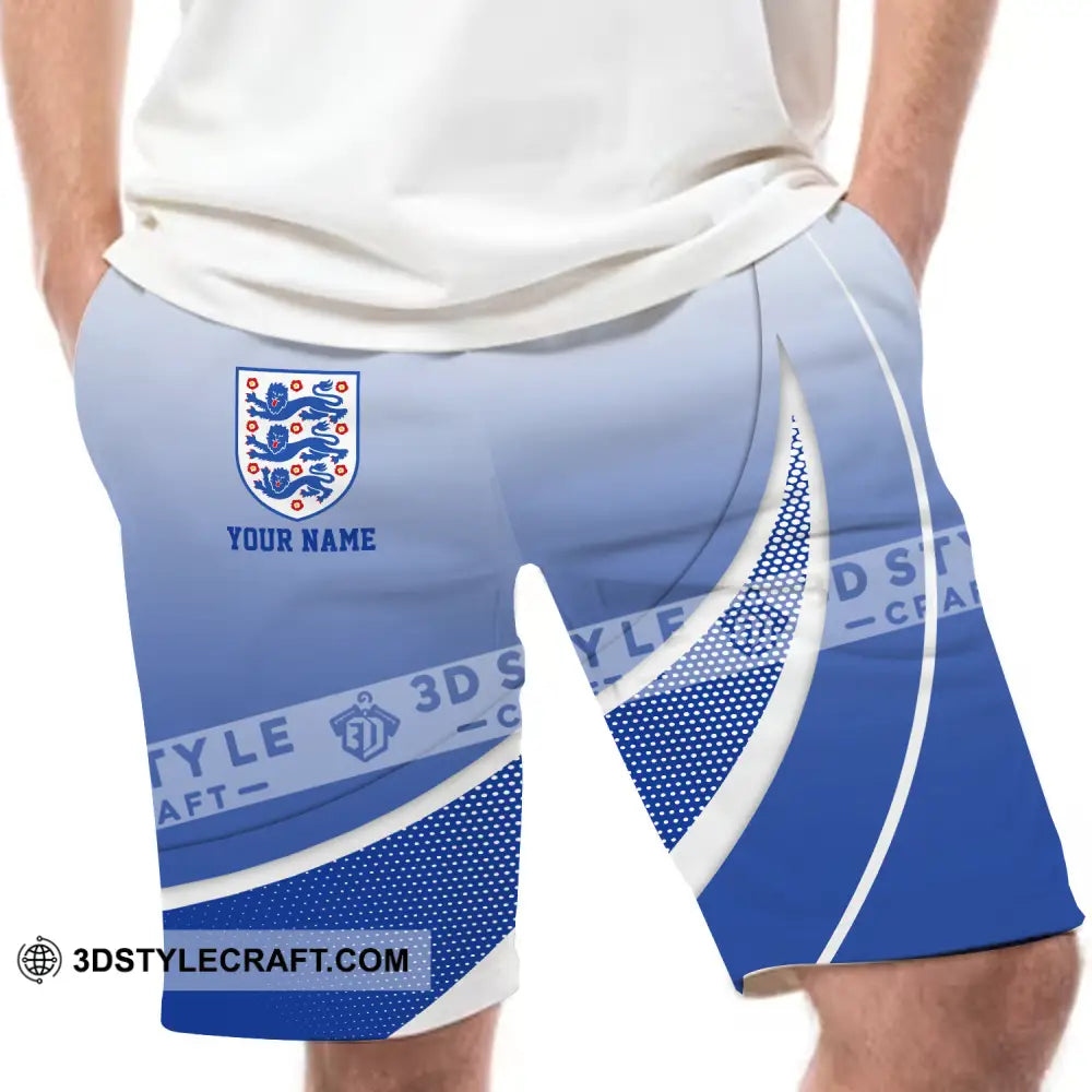 Unisex Short Pants - Custom Name And Number England Euro 2024