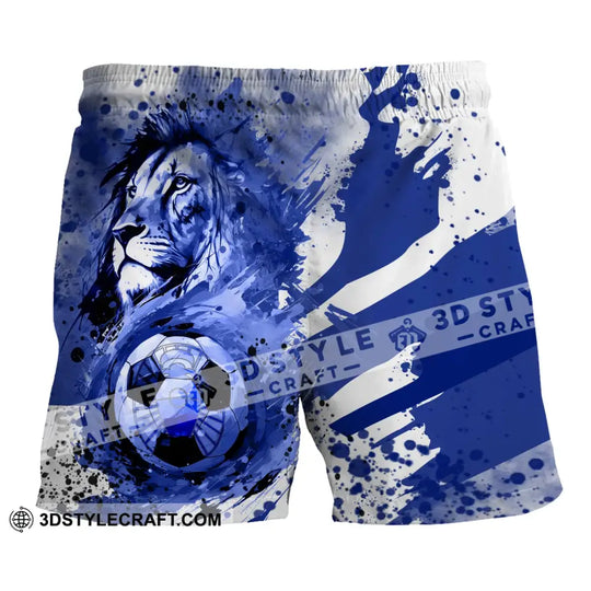Unisex Short Pants - Custom Name And Number Short Pants, England National Team Lion Ball style option 4
