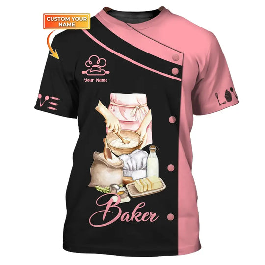 Unisex T-Shirt, Baker Shirt, Baker T-shirt, Baking Shirt, Gift for Baking Lovers style option 1