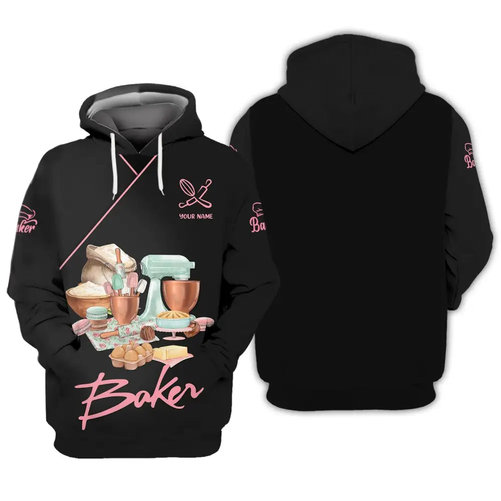 Unisex T-Shirt Baker Shirt Hoodie Baking Gift For Lovers / S