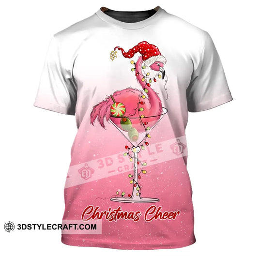 Unisex T-Shirt Christmas Flamingo Shirt Hoodie For