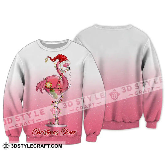 Unisex T-Shirt, Christmas Flamingo Shirt, Christmas Hoodie, Shirt For Christmas style option 3