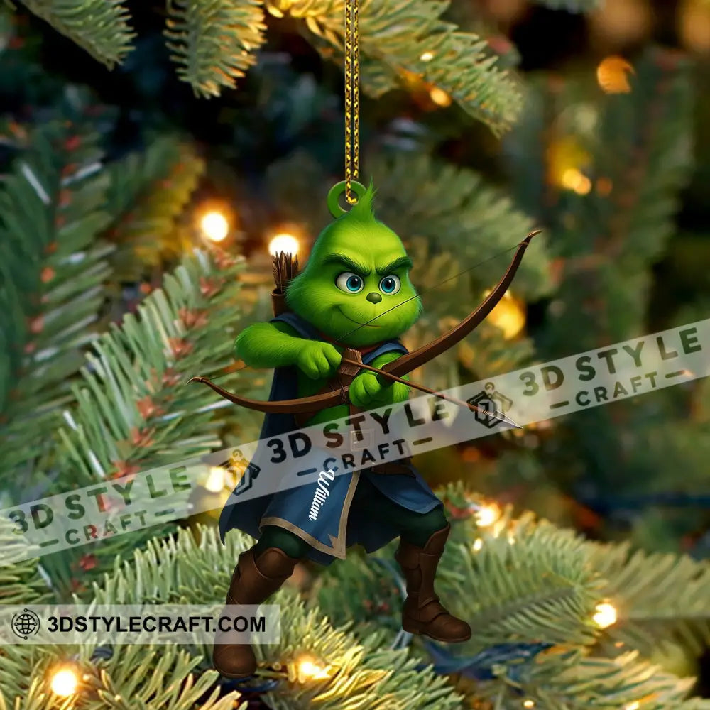 Warrior Home Decor Christmas Ornament Personalized Ornament Ornament