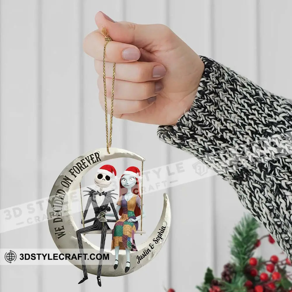 We Decided On Together Couple Home Decor Christmas Ornament Personalized Ornament Ornament