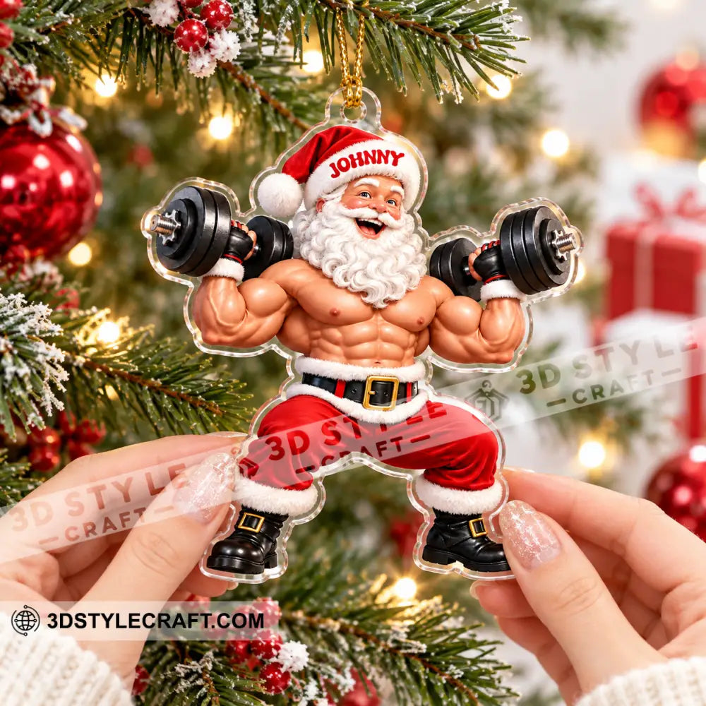 Weightlifting Home Decor Christmas Ornament Personalized Ornament - Ornament