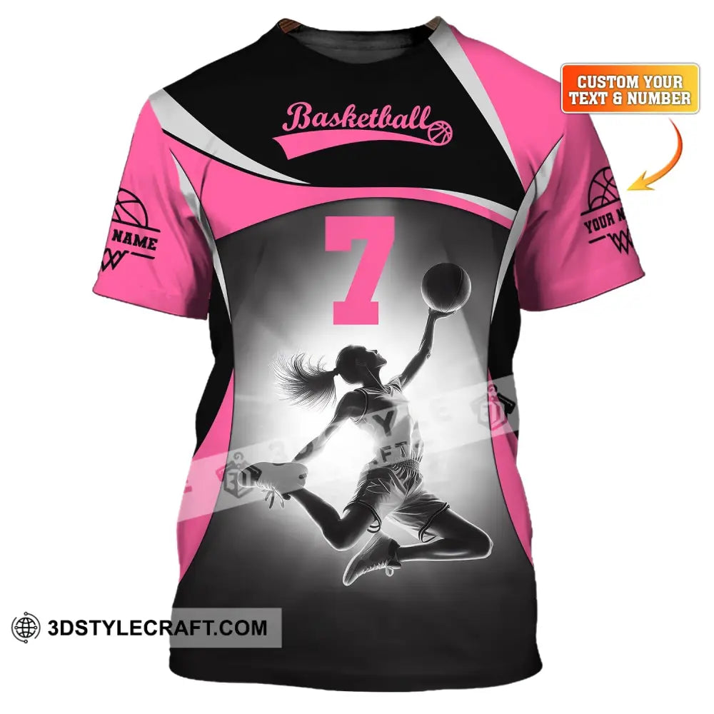 Woman Shirt Custom Name And Number Volleyball T-Shirt For Team Gift Players