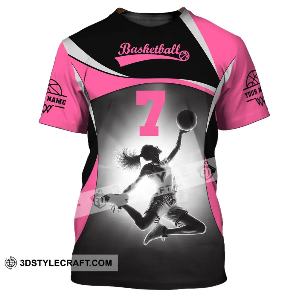 Woman Shirt Custom Name And Number Volleyball T-Shirt For Team Gift Players / S